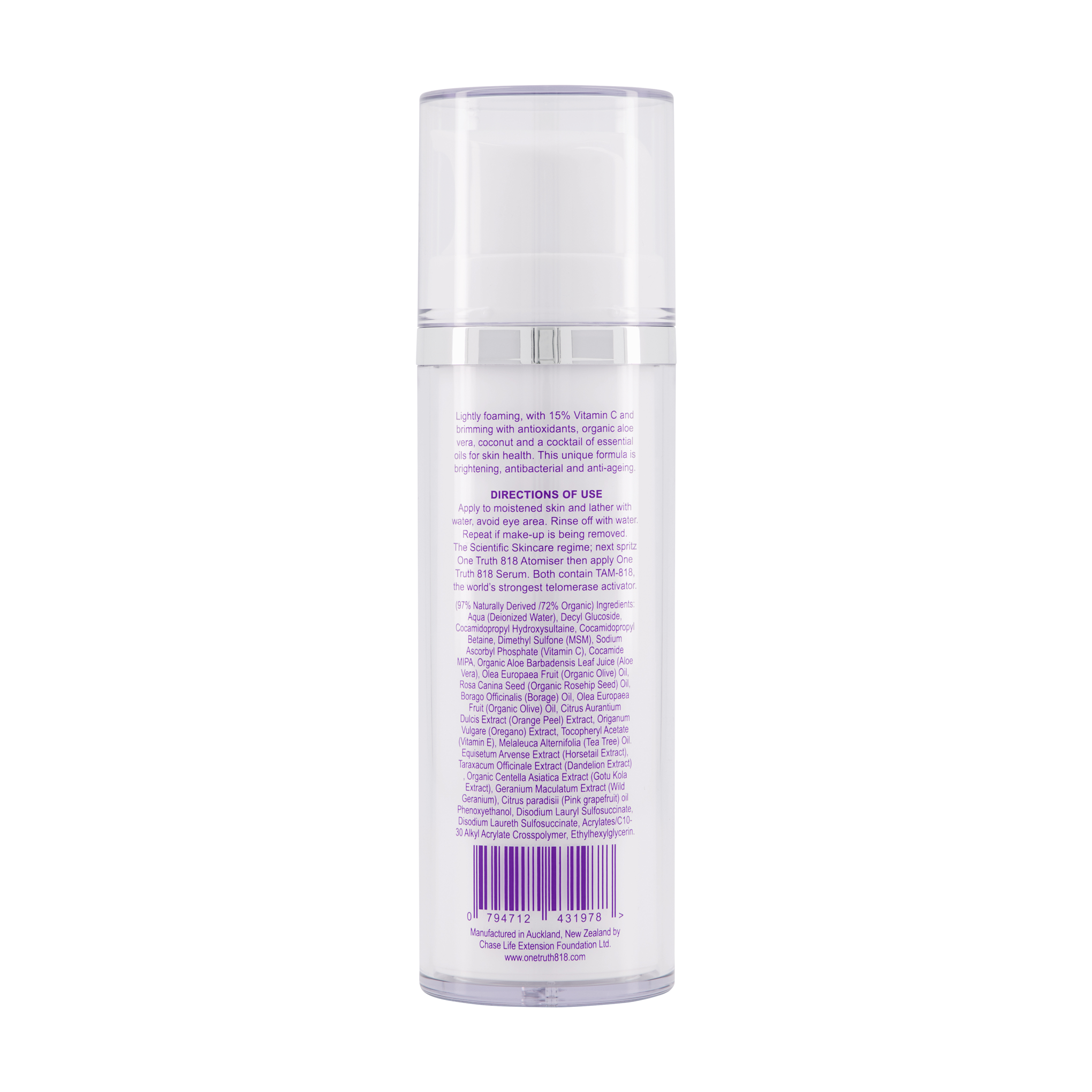 One Truth 818 Anti-Ageing Cleanser (100ml)